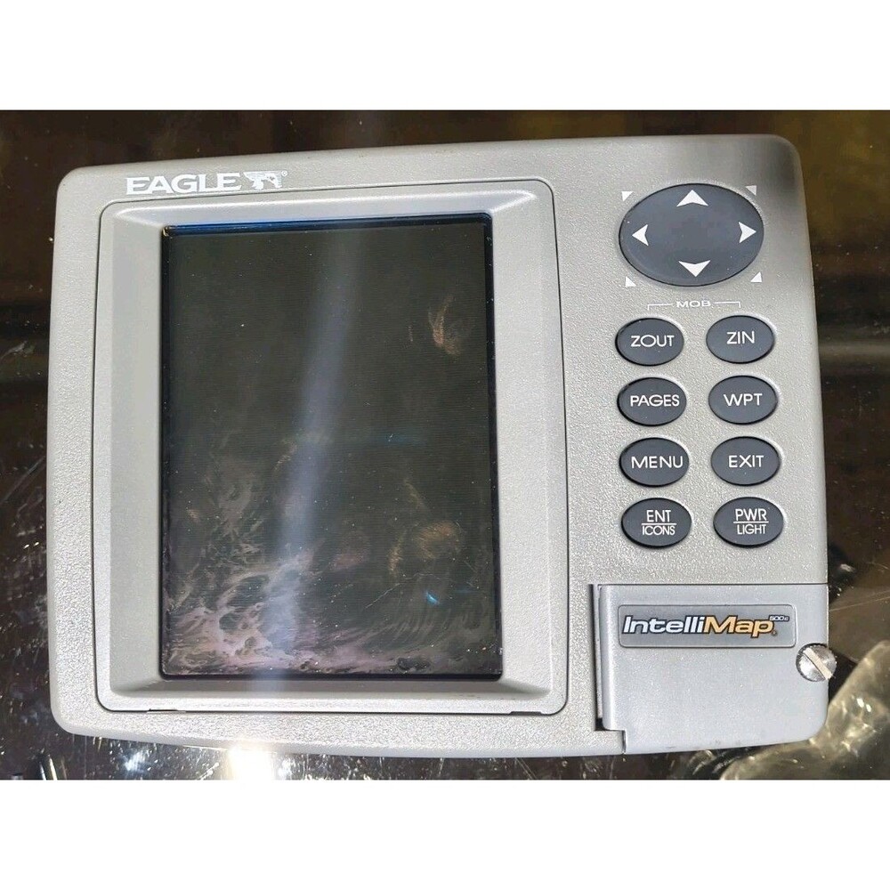 Eagle IntelliMap 500c Marine GPS Chartplotter Head Unit 5 Inch, no cordsUntested